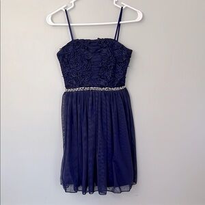 Gorgeous blue semi formal dress